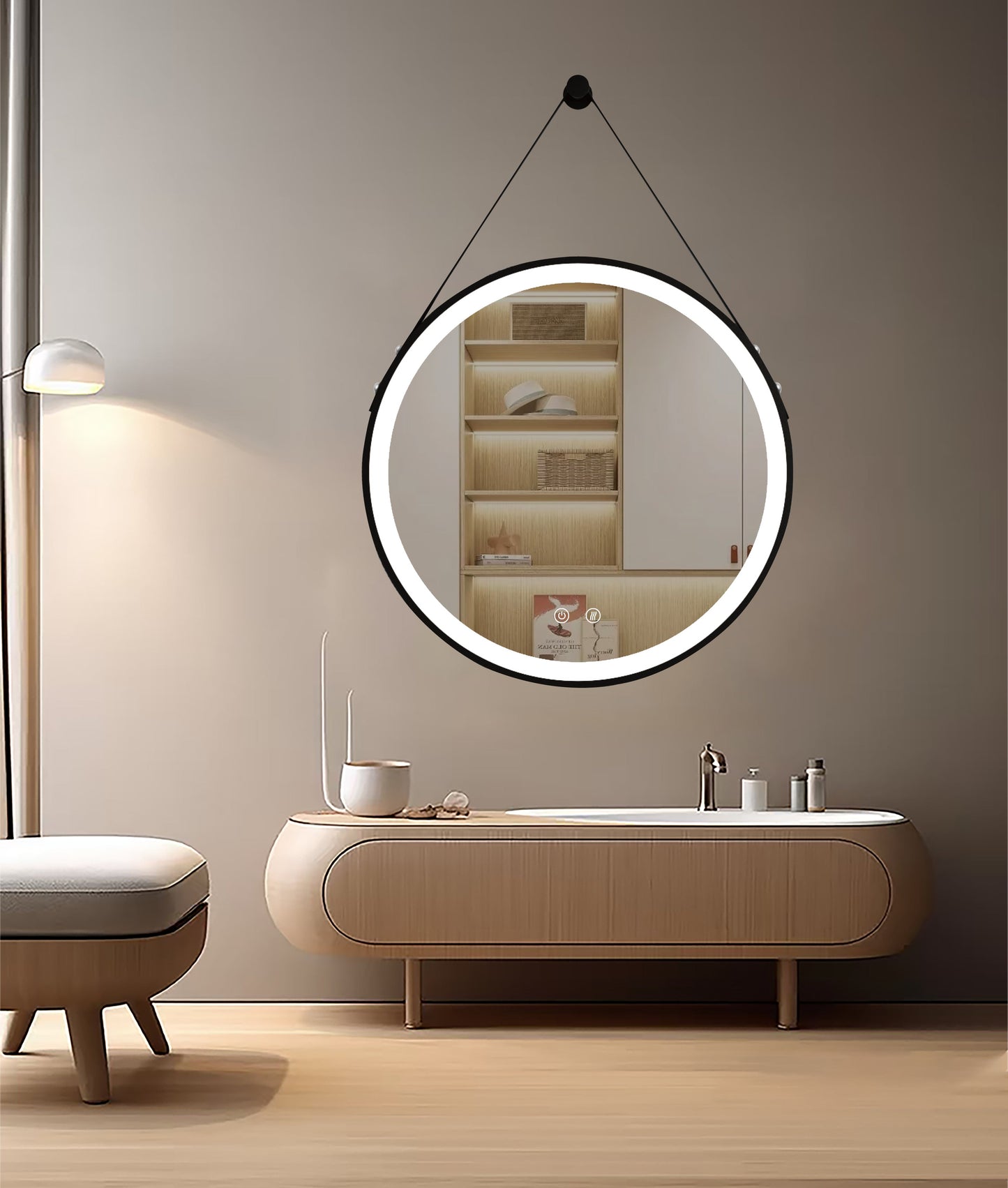 Zrcadlo LED Olympus Gold